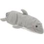 Petmate 54196 Squeakbottles Shark Dog Toy, Gray