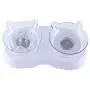 Love Dream Raised Cat Food Bowls with Stand, 15° Tilted Cat Water Food Bowl, Slow Feeder Elevated Pet Bowl Stress-Free Suit for Cats Small Dogs Love Dream Raised Cat Food Bowls with Stand, 15° Tilted Cat Water Food Bowl, Slow Feeder Elevated Pet Bowl Stress-Free Suit for Cats Small Dogs