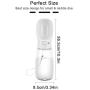 FPVERA Portable Dog Water Bottle 550ml, Dogs Travel Water Bottle, Pets Water Dispenser for Dog Cat Pet Outdoor Walking Travelling Drinking
