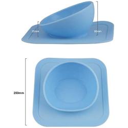 nobranded Tylu Pet Placemat Suction Cup Bowl Dog Food and Water Bowl Silicone Bullfighting Bowl Non-Slip Dog Bowl Anti-Tipping Belt Anti-Slip Mat for Cats and Dogs