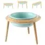 LORVOR Ceramic Pet Bowl Cat&Dog Food Water Basic Bowl with Adjustable Elevated Wooden Stand Protect Neck Joints Pet Feeding Bowls Easy to Clean Healthy Eating LORVOR Ceramic Pet Bowl Cat&Dog Food Water Basic Bowl with Adjustable Elevated Wooden Stand Protect Neck Joints Pet Feeding Bowls Easy to Clean Healthy Eating