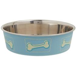 Loving Pets Coastal Bella Bowl for Dogs, Large, Blue
