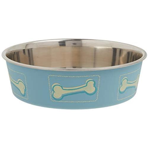 Loving Pets Coastal Bella Bowl for Dogs, Large, Blue