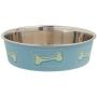 Loving Pets Coastal Bella Bowl for Dogs, Large, Blue