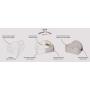 KONA CAVE - Luxury Snuggle Cave Dog and Cat Bed with Zip-Off Cozy Cave Cover - Patented Designed