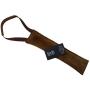 Hide & Drink, Extra Tough Thick Leather Dog Tug Toy for Training / Playing w/Comfortable Strap, Heavy Duty Handmade :: Bourbon Brown