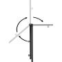 SHELANDY Pet Grooming arm with clamp for Large and Small Dogs - 35 inch Height Adjustable and Free Two No Sit Haunch Holder