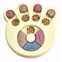 NENGISK Dog Game Puzzle Toys Slow Feeder（Paw Shaped），Preventing Choking Indigestion，Food Dispenser Interactive Puzzle Dog and Cat Toys for Training and Playing