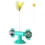 ocijf179 Cat Toy Kit Rotatable Roller Kitten Turntable Game Pet Supplies Round Interactive Cat Toy - Green