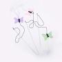 ocijf179 Cat Teaser Pet Cat Kitten Teaser Butterfly Play Stick Rod Wand Scratch Interactive Toy - Green