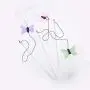 ocijf179 Cat Teaser Pet Cat Kitten Teaser Butterfly Play Stick Rod Wand Scratch Interactive Toy - Green