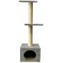 Cloe E Cluzo Two Tiered Cat Tree with Scratching Post