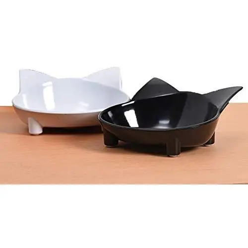 Lorde Cat Bowl, Shallow Cat Food Bowls,Wide Cat Dish,Non Slip Cat Feeding Bowls,Cat Food Bowl for Relief of Whisker Fatigue Pet Food & Water Bowls Set of 2 Lorde Cat Bowl, Shallow Cat Food Bowls,Wide Cat Dish,Non Slip Cat Feeding Bowls,Cat Food Bowl for Relief of Whisker Fatigue Pet Food & Water Bowls Set of 2