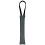 Taco Dog, Thick Dog Toy Grip Handmade from Full Grain Leather - Soft, Durable, and Safe - Perfect for Hanging or Interactive Play - Keep Your Dog Happy and Busy - Plastic Free Design - Charcoal Black