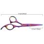 FSHANEE Hair Cutting Shears Scissors(6 Inch, Stainless Steel) Professional Grooming Trimming Shears for Pet Dog Cat Curved Cutter Scissor