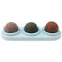ocijf179 Cat Liking Toy Funny Catnip Catmint Matatabi Cat Liking Playing Chew Mint Ball Toy Pet Supplies - Blue