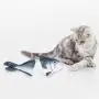 ocijf179 Pet Toy 1 Set Simulation Fish Shark Shaped Animals Funny Pet Cat Plush Toys Accessory - Gray + White ocijf179 Pet Toy 1 Set Simulation Fish Shark Shaped Animals Funny Pet Cat Plush Toys Accessory - Gray + White