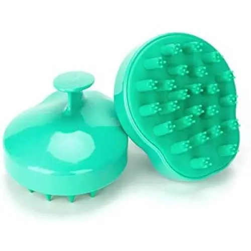 DELOMO Dog Bath Brush - 2 Pack Dog Bath Scrubber with Different Bristles - Gentle Massage & Deep Cleaning - Soft Silicone Dog Shampoo Brush - For Dogs and Cats with Long and Short Hair DELOMO Dog Bath Brush - 2 Pack Dog Bath Scrubber with Different Bristles - Gentle Massage & Deep Cleaning - Soft Silicone Dog Shampoo Brush - For Dogs and Cats with Long and Short Hair