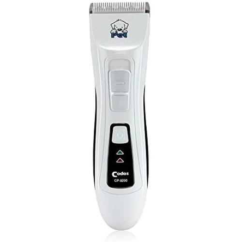 Professional Pet Grooming Clippers Shaver, Electric Clippers Cordless Rechargeable Pet Trimmers for Dogs Cats Horses with LED Power Indication Low Noise Safety Blade