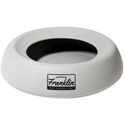 Franklin Pet Supply Travel Pet Silicon Bowl 16oz. - No Spill - BPA Free - Splash Proof - for Water & Food - Travel Smart Design - Portable Car Design - for Cats & Dogs