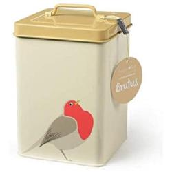 Burgon & Ball Creaturewares GCR/ROBIN Pet Food Storage Tin Brutus Robin
