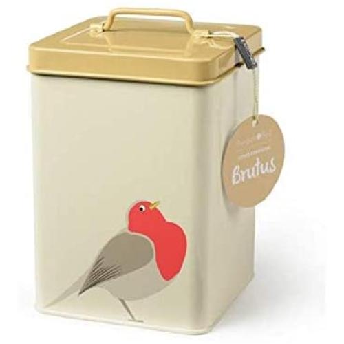 Burgon & Ball Creaturewares GCR/ROBIN Pet Food Storage Tin Brutus Robin