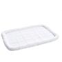 Amazon Basics Faux-Sherpa Padded Bolster Pet Bed