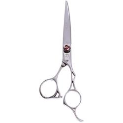 ShearsDirect Curved Professional Shear Featuring Japanese Stainless and a Handle Design with Cutout Scissors, 7''