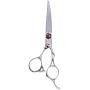 ShearsDirect Curved Professional Shear Featuring Japanese Stainless and a Handle Design with Cutout Scissors, 7''