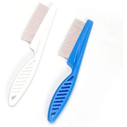 WDM Pet Comb Dog and Cat Stainless Steel Grooming Comb with Long Teeth, for Removing Matted Fur, Knots & Tangles Pet Care Tool Accessories for Safe & Gentle DIY Dog & Cat Grooming