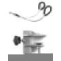 Kinbelle Foldable Dog Grooming Arm - Pet Grooming Tool with Clamp, Loop Noose for Grooming Table,Height Adjustable… (B)