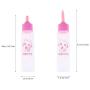 POPETPOP Milk Feeding Bottle Nurser Bottle Nursing Feeding Bottle Water Milk Feeder for Puppy Squirrel Kittens 4pcs
