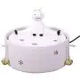 ROSE CREATE 1.3L Ceramic Cat Drinking Water Fountain Bowl, Upgraded USB Charging Smooth Porcelain Electric Pet Water Dispenser for Cats/Dogs with Quiet Pump, 5 Filters - White Sitting Deer ROSE CREATE 1.3L Ceramic Cat Drinking Water Fountain Bowl, Upgraded USB Charging Smooth Porcelain Electric Pet Water Dispenser for Cats/Dogs with Quiet Pump, 5 Filters - White Sitting Deer