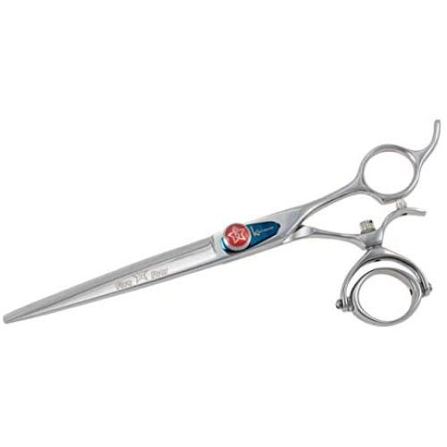 Kenchii Grooming Five Star 7.0'' Double Swivel Shear/Scissor Choose Straight or Cuved