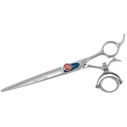 Kenchii Grooming Five Star 7.0'' Double Swivel Shear/Scissor Choose Straight or Cuved