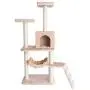 GleePet GP78570921 Cat Tree with Ramp, 57-Inch, Beige