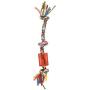 Mammoth 10-Inch TPR Squeaky Cloth Rope, Small