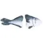ocijf179 Pet Toy 1 Set Simulation Fish Shark Shaped Animals Funny Pet Cat Plush Toys Accessory - Gray + White ocijf179 Pet Toy 1 Set Simulation Fish Shark Shaped Animals Funny Pet Cat Plush Toys Accessory - Gray + White
