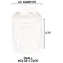 Creature Comforts Meow Treat Jar - White - Small Creature Comforts Meow Treat Jar - White - Small