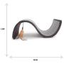 SmartyKat, Scratch Scroll, Cat Scratcher, Interactive Cat Toy, Multi-Surface Carpet and Sisal, With Feathers