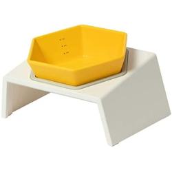 Nest Bowl Ceramic Cat Food Bowl I Raised Cat Food Bowl I Elevated Cat Bowl I Tilted Cat Bowl I Cat Bowl No Spill I Stress Free Bowl