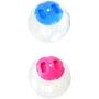 Aoyo 10cm/12cm Pet Exercise Running Ball Mini Transparent Pet Small Aminals Jogging Playing Plastic Ball Toy (Color : Pink, Size : 10cm)