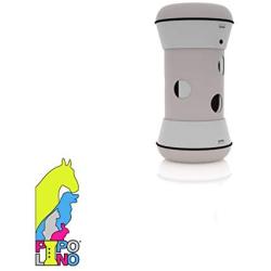 PIPOLINO-L+ - Beige and Grey - Mobile and Adjustable Dry Food Dispenser
