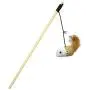Kuntrona Cat Mouse Toy Interactive Pet Toy Feather Wand Toy Cats Kitten Playing