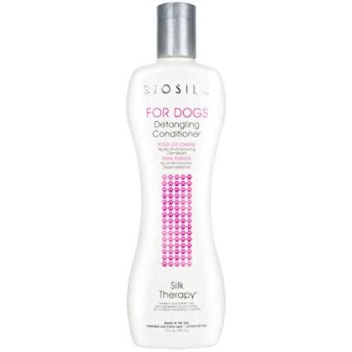 BioSilk for Dogs Silk Therapy Detangling | Sulfate and Paraben Free Matted Hair Dog Detangler