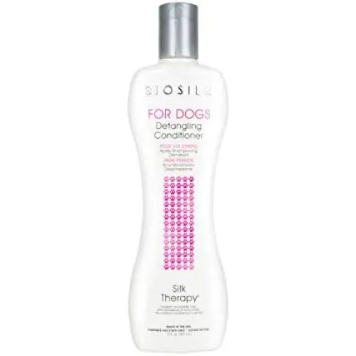 BioSilk for Dogs Silk Therapy Detangling | Sulfate and Paraben Free Matted Hair Dog Detangler BioSilk for Dogs Silk Therapy Detangling | Sulfate and Paraben Free Matted Hair Dog Detangler
