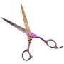 LILYS PET Professional PET Dog Grooming Titanium Scissors Set,Straight & Curved & Thinning & Chunker Scissors with 1 Grooming Comb for Dog Cat and More Pets Grooming (Purple) LILYS PET Professional PET Dog Grooming Titanium Scissors Set,Straight & Curved & Thinning & Chunker Scissors with 1 Grooming Comb for Dog Cat and More Pets Grooming (Purple)