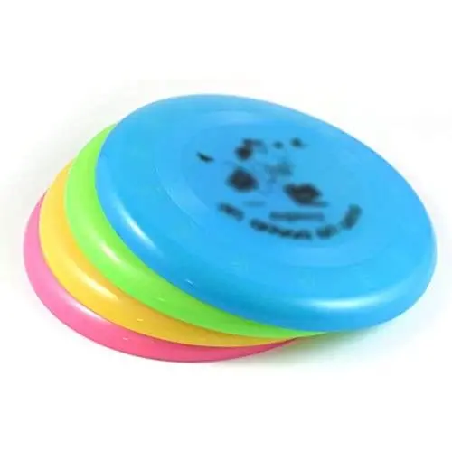 4 Pack Flying Disc, Safety Silicone Saucer, Flying Disc, Safety Silicone Saucer, 8 Inch Dog Play Toy (Color Random) 4 Pack Flying Disc, Safety Silicone Saucer, Flying Disc, Safety Silicone Saucer, 8 Inch Dog Play Toy (Color Random)
