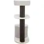 Royal Pet Club Cara Gray Cat Tower for Large Cats, with Scratching Posts, Two Platforms, Top Platform Padded with Back Rest, Condo, Removable Cushion (44444) Royal Pet Club Cara Gray Cat Tower for Large Cats, with Scratching Posts, Two Platforms, Top Platform Padded with Back Rest, Condo, Removable Cushion (44444)