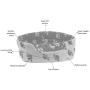Petface Archies Oval Dog Bed